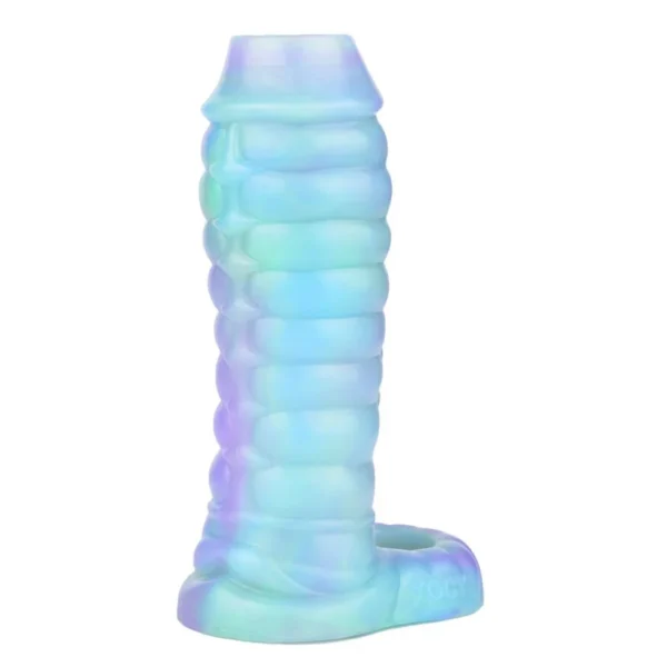 Liquid Silicone for Man Extension Penis Sleeve Cover Adult Sex Toys alien Cock Penis Enlargement for Man Ejaculation