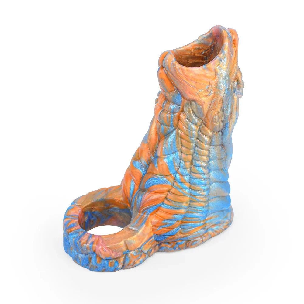 Fantasy Monster Penis Sleeve Extender Giant Dildo Artificial Soft Silicone Male Penis Enlargement Sleeve Male Dildo Sex Toy