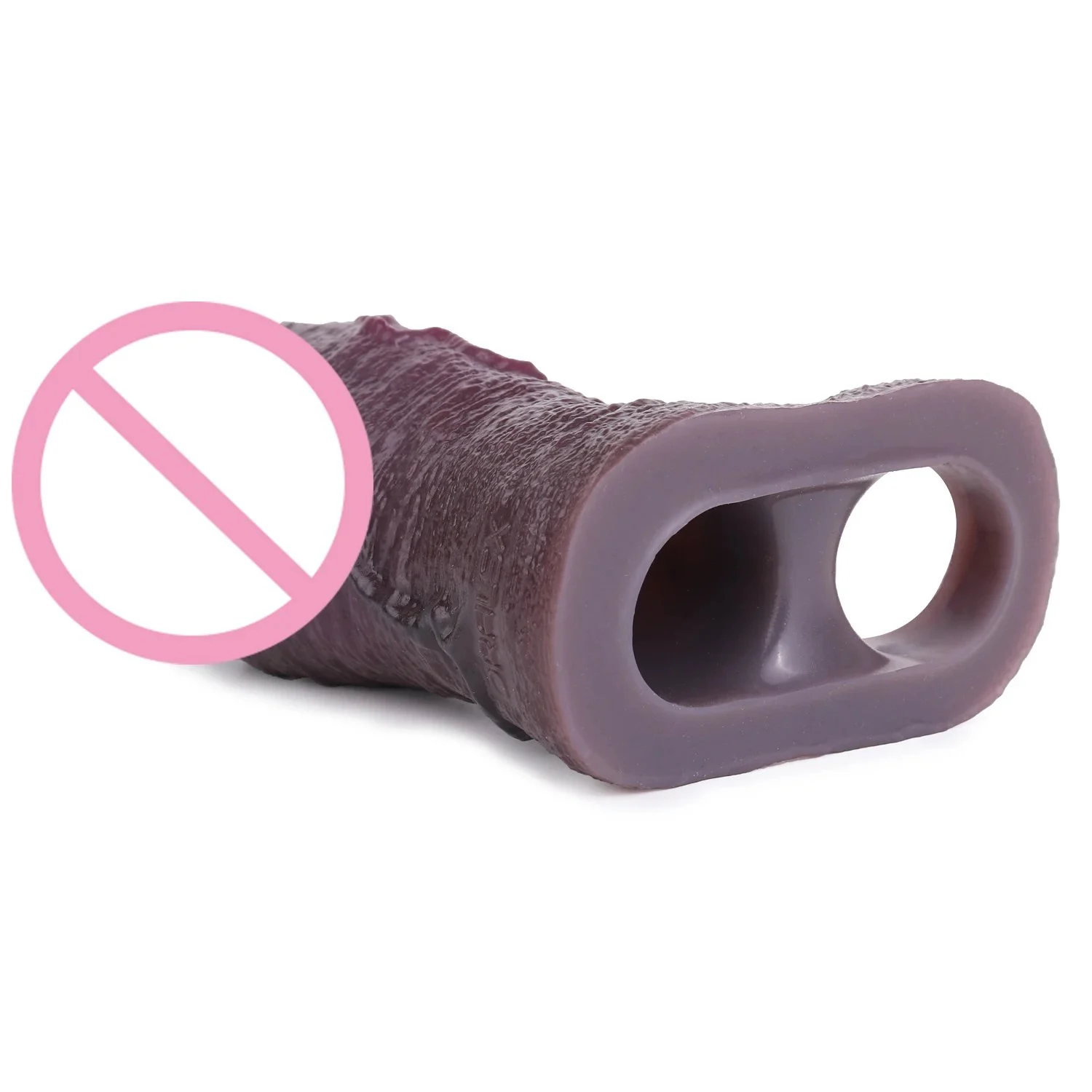 Liquid Silicone Male Penis Extender Safe and Soft Open Design Realistic Experience Male Sex Toy