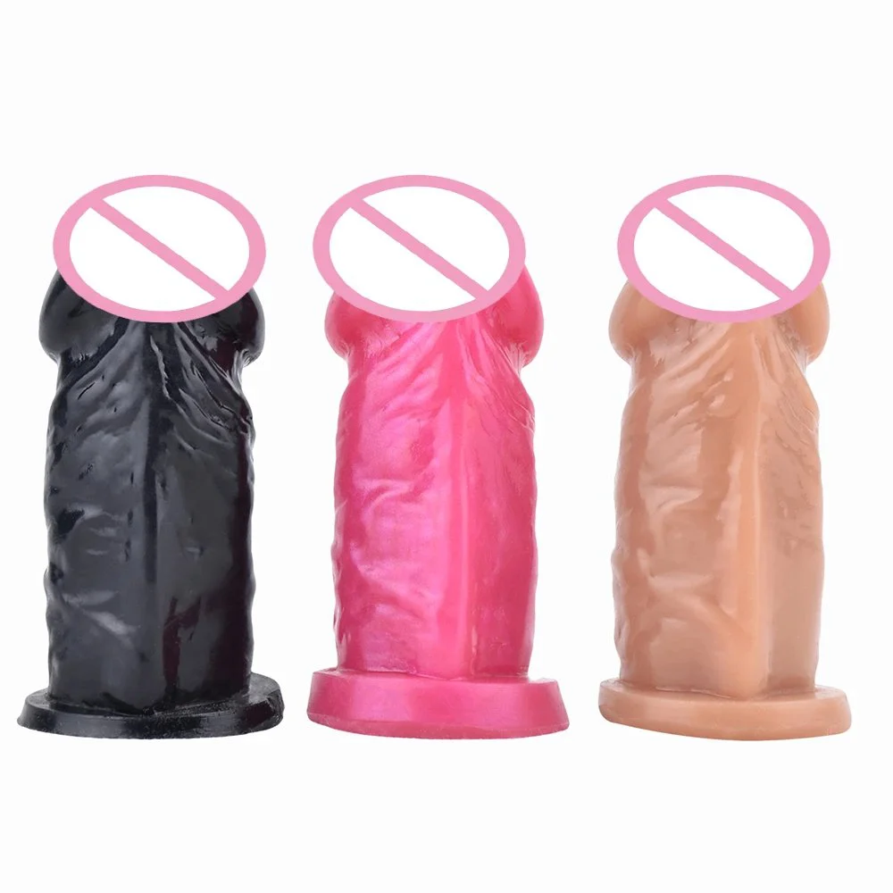 Flat Chastity Cage with Three Active Dildo Head Cock Cage Male Chastity Devices Sissy Product