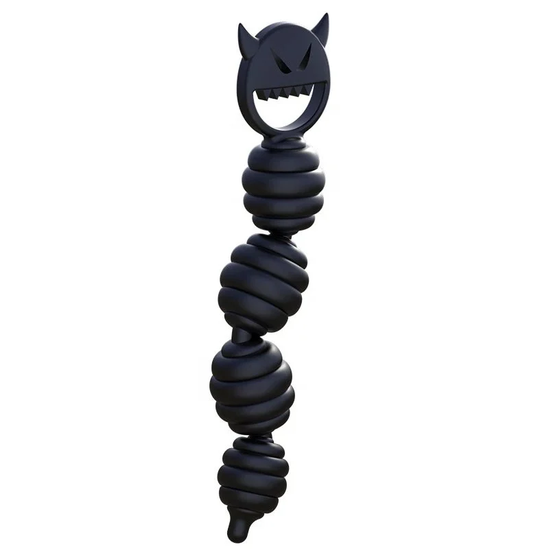 Adult Sex Toy Butt Plug with Tail Giant Anal Beads Puncher Harness Extender for Beginner