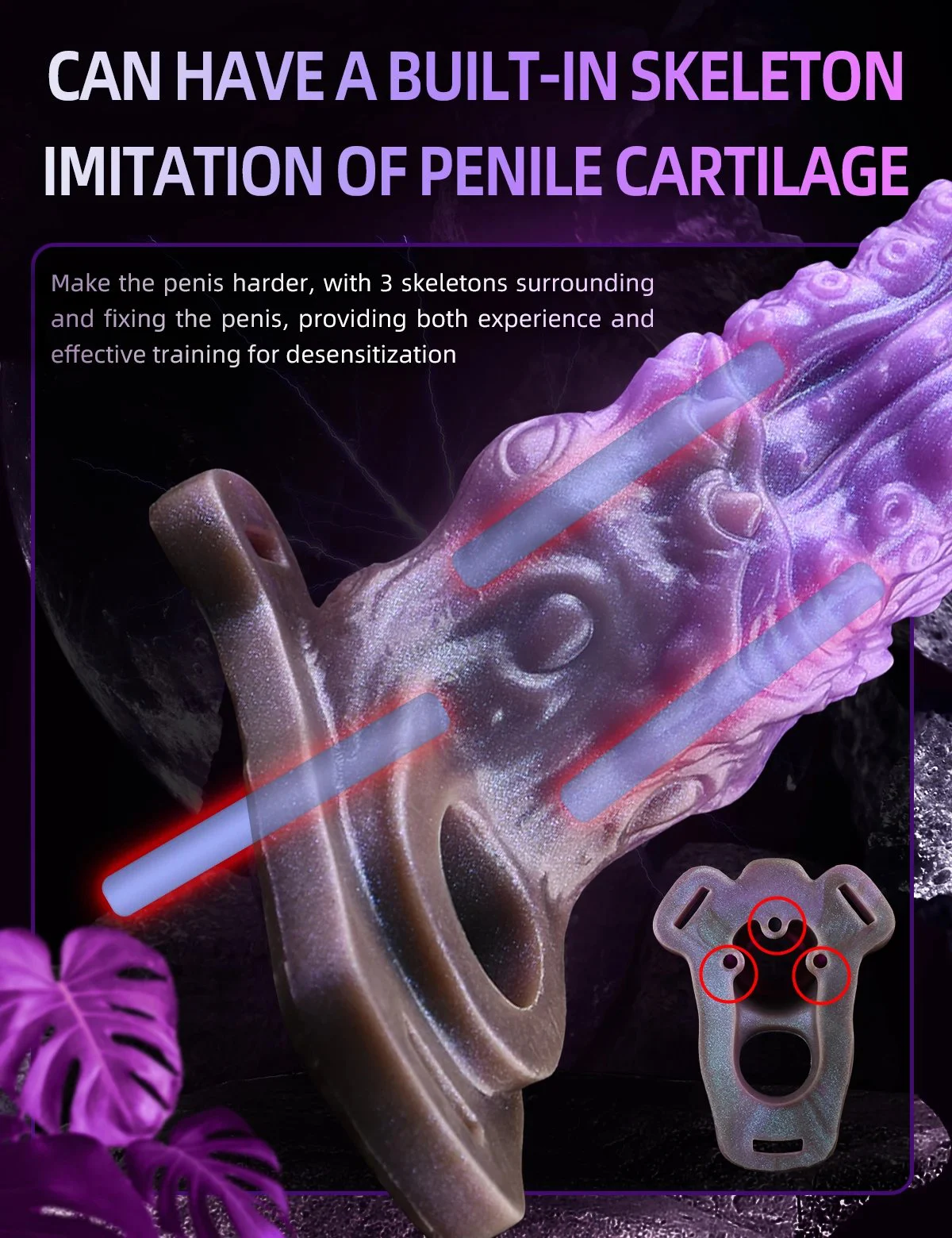 Octopus Penis Sleeve Tentacle Penis Ring,Silicone Animal Cock Sleeve Girth Extension,Monster Penis Extender Male Sex Toy