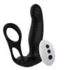 Wireless Remote Control Anal Plug Sex Toys for Adults Male Prostate Massage 10 Modes Featuring Double Cock Ring Made Silicone