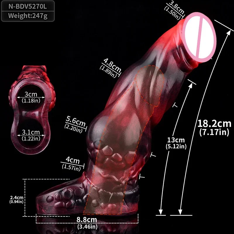 Effective Penis Enlargement Vibrating Penis Extender, Made of Soft Silicone with Multiple Vibration Frequencies