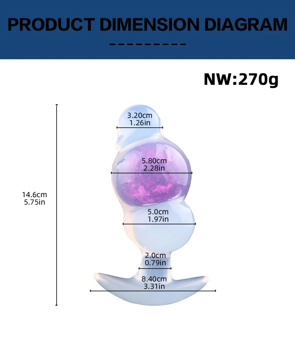Vibrating Silicone Large Anal Plug 3 Speed+7 Frequency Double 6 Colors Multi-frequency Vibrating Anal Plugs