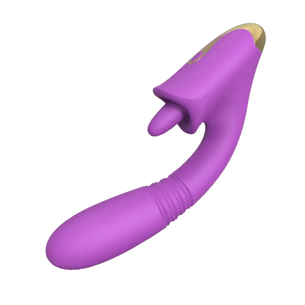 3 in 1Female Vibradores Para Mujer Thrusting Vibrator Machine Silicon Clitoral Licking Tongue Vibrators Sex Toys for Women