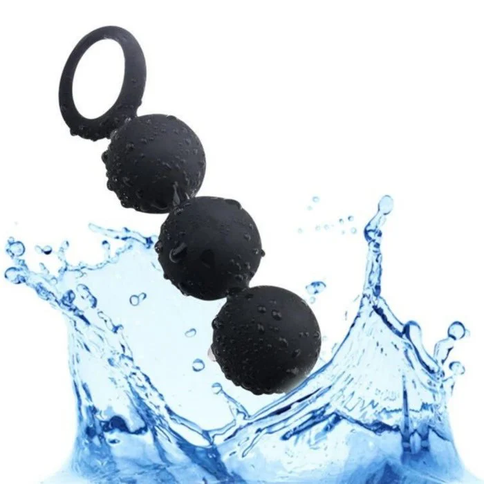 4 Beads Silicone Adult Anal Sex Toys for Couples' Enjoyment