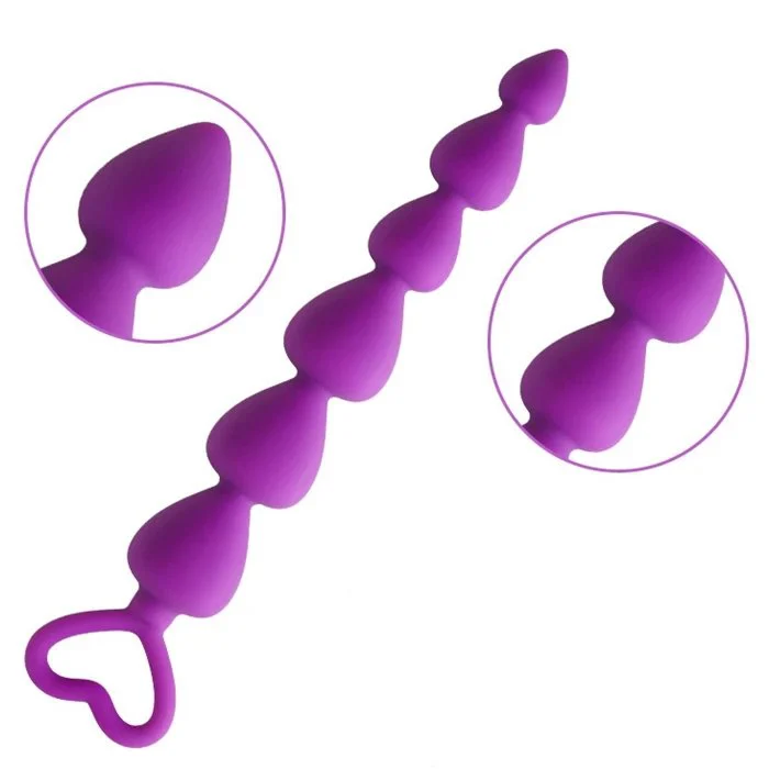 6 Beaded Anal Plug Sex Toy for Couples Premium Anal Sex Toys