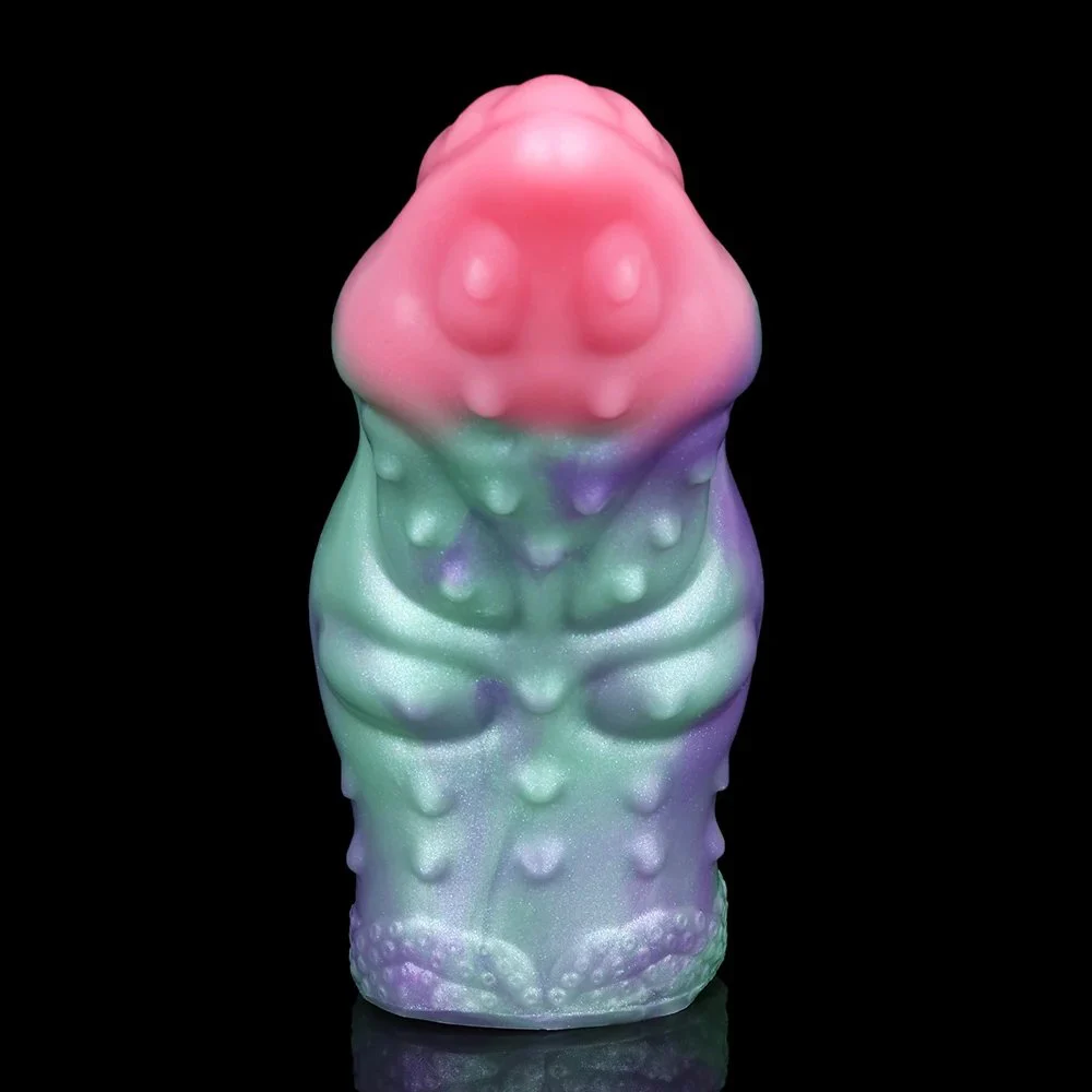 Galactic Charm Fantasy Dildo Soft Silicone Penis Enlargement Sleeve Male Penis Extender Couple Sex Toy