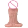Hollow Opening Design Wearable Male Penis ExtenderMedical Grade Silicone Material Simulation Dildo Sleeve for Men