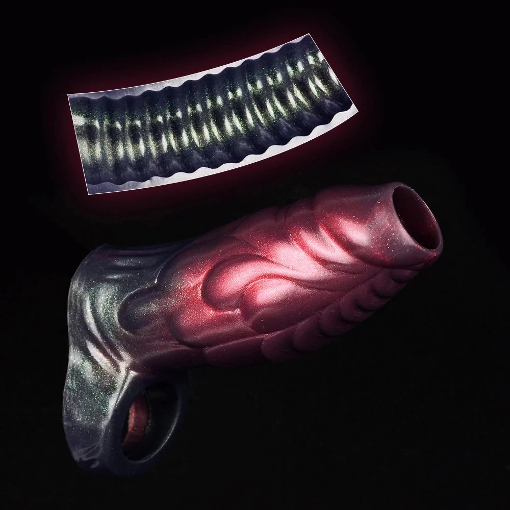 Fantasy Sheath Monster Sleeve with 3 Active Size Fantasy Cock Extender Reusable Penis Sleeve Cock