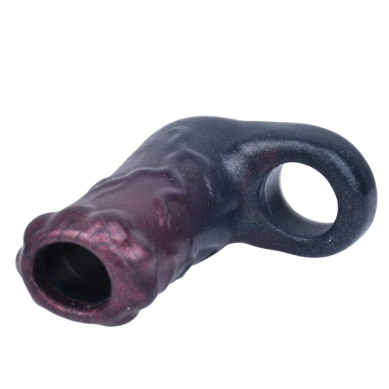Penis Enlargement Sleeve Delay Ejaculation Couples Fun Male Penis Extender Soft Hollow Silicone Wearable Adult Sex Toy