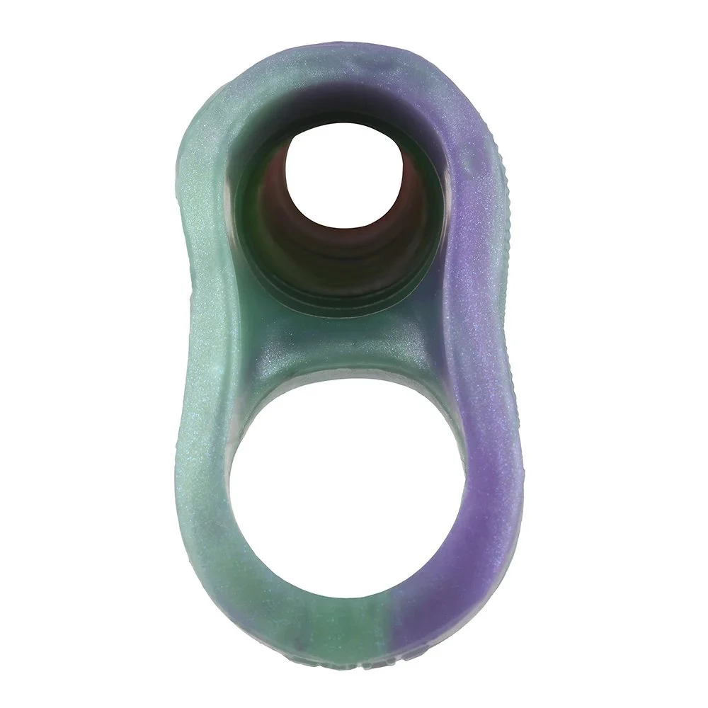Galactic Charm Open Soft Silicone Penis Enlargement Sleeve Male Extender Sex Toy Fantasy Monster Dildo