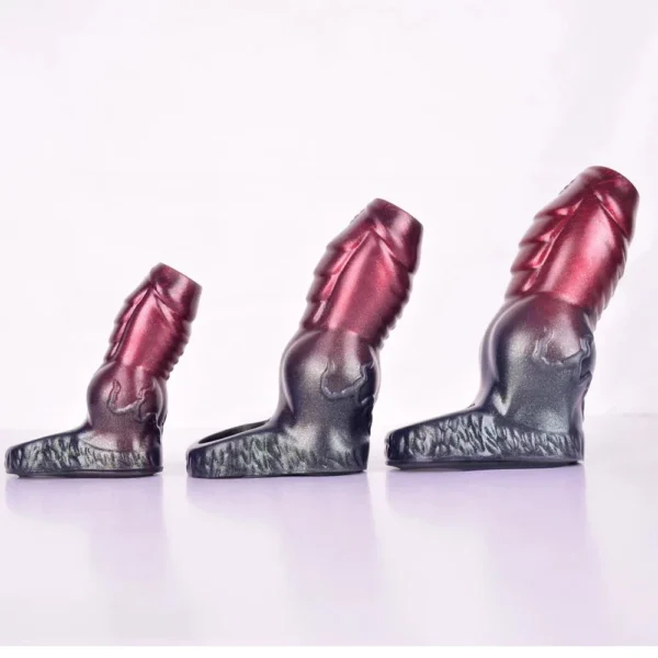 Penis Enlargement Sleeves Sex Toys Enlarger Penis Extender Sleeve for Men