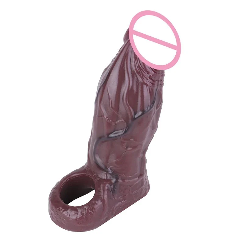 Large-size Penis Sleeve Effectively Increases Size Suitable for Male Penis Extenders Realistic Experience