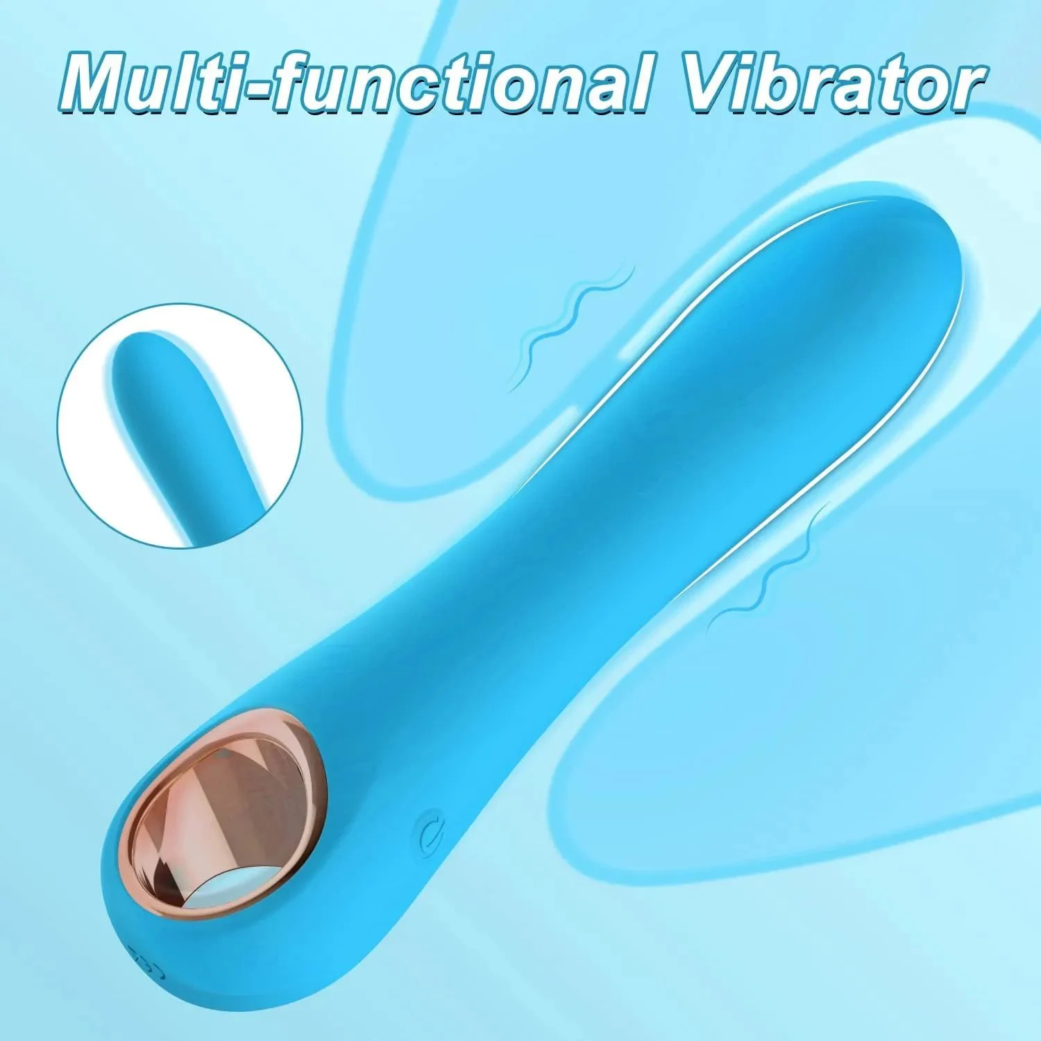 AV Vibrator Realistic Silicone Dildos With 10 Vibration Modes Female Sex Products