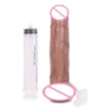 Realistic Liquid Silicone Squirting Cock Sex Toy Soft Dildo Orgsm Masturbator for Womens Support