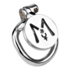 M Style Flat Chastity Cage Device with Removeable Urethral Inverted for Men Gay Metal Sex Toys Adult Sexy Shop