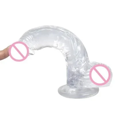 Realistic Dildo Clear Jelly Dildo With Suction Cup for Women Masturbator G Spot Clit Vaginal Stimulator Men Anal Adult Sex Toys