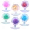 Soft Jellyfish-Inspired Anal Plug for Male Transparent Silicone G-Spot Toy with Ejaculation Delay