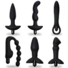 Soft Silicone Prostate Massager 10 Powerful Vibration Anal Plug Vibrators Sex Toys