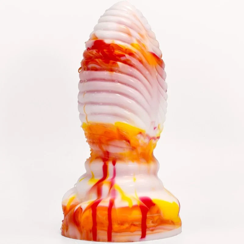 6 Inch Small Anal Plug Thick Silicone Monster Dildo Dragon Egg for Women and Men Gay Sex Toy Couple Gift