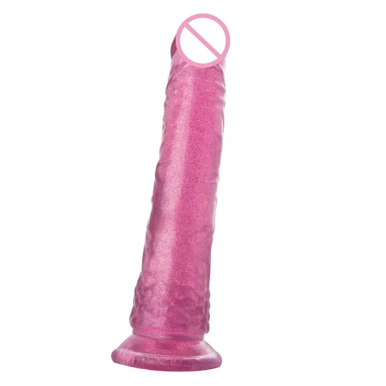 Realistic High Transparent Luminescent Dildo with Suction Cup Sex Toys for Women Luminous Dildo