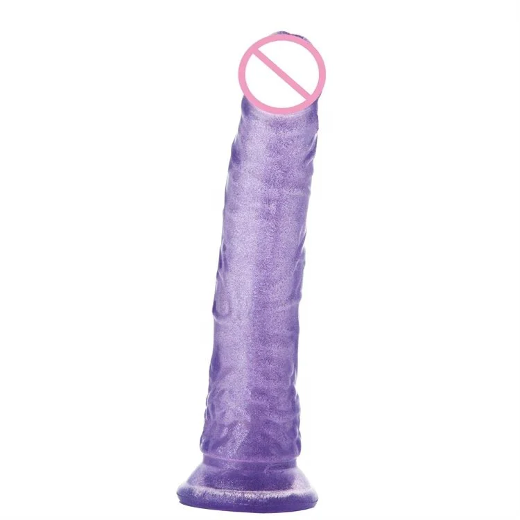 Realistic High Transparent Luminescent Dildo with Suction Cup Sex Toys for Women Luminous Dildo