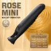 12 Frequency USB Rechargeable Women Rose Bullet Lipstick Shaped Vibrator Sex Toy