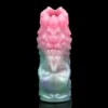 Fantasy Spore Bloom Hollow Penis Monster Cock Sleeve Soft Silicone Galactic Charm Color Sex Toys Dildo Sleeve for Male Sex