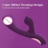2-in-1 Female Clitoral Stimulation Rabbit Vibrator Sucking Consolador