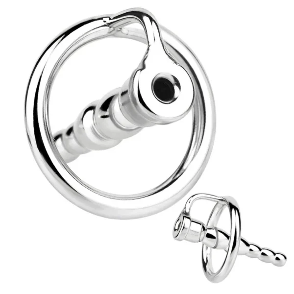 Male Urethral Sound Catheter Plug Sex Toy Wearable Metal Urethral Dilator Masturbation Stick Plug Urethral Catheter
