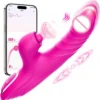 App Control 10 Vibrating 7 Thrusting G Spot Clitoral Stimulation Rabbit Vibrator Dildo Sex Toys Women