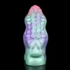 Open Design Internal Raised Textured Male Penis Extender, Fantasy Series Silicone Dildo Sleeve