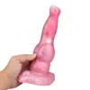10 Frequency Vibration Real Feeling Female Masturbation Dog Dildo Sex Toys Stretching Vibration Penis for Women