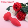 Wireless Remote Control Rose Anal Plug Male and Female Masturbation Vibrating Prostate Sex Toys Massager for Men