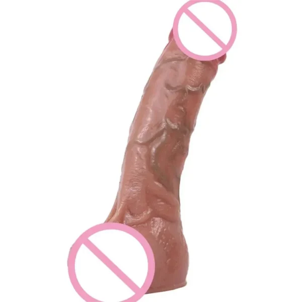 Friendly Silicone Realistic Penis Sleeve Enlargement Bare Head Delayed Ejaculation Condom Sleeves Sex Toy for Man
