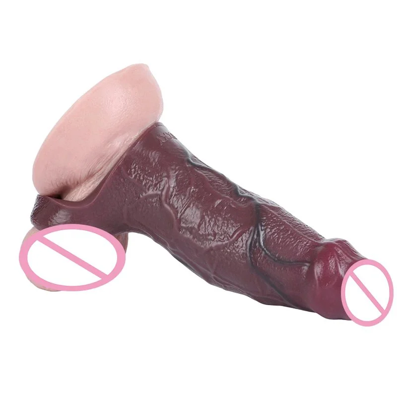 Enlarged Male Penis Extender Effectively Increases Penis Circumference Liquid Silicone Material for Safe and Stable Use