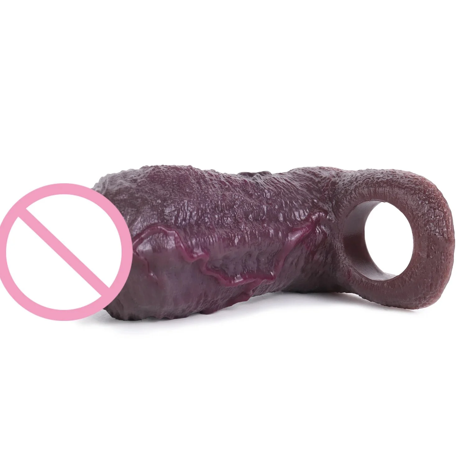 Liquid Silicone Male Penis Extender Safe and Soft Open Design Realistic Experience Male Sex Toy