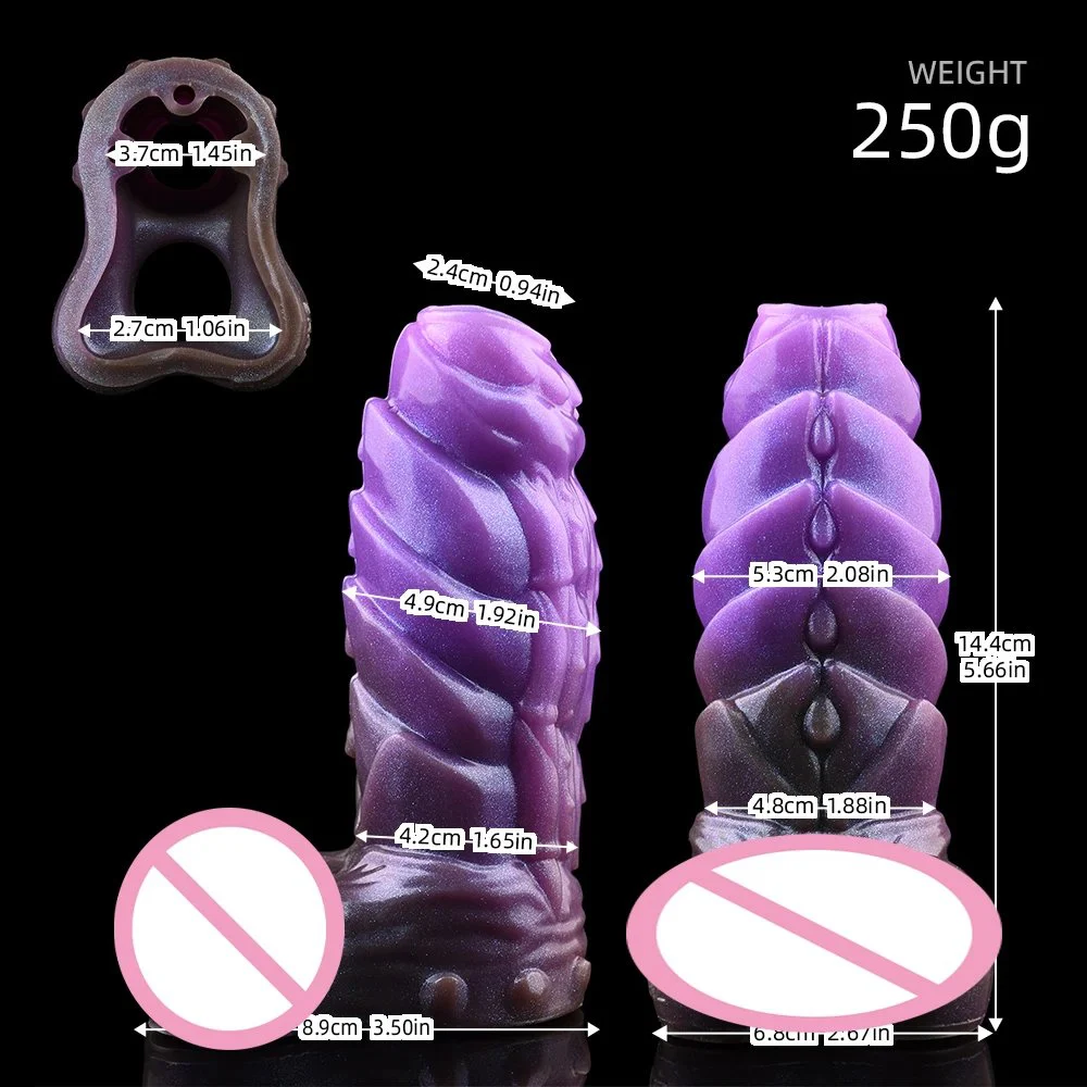 Penis Sleeve Extender Function Cock Enlargement Fantasy Sex Toys Dildo Sleeve for Male Delay Ejaculation