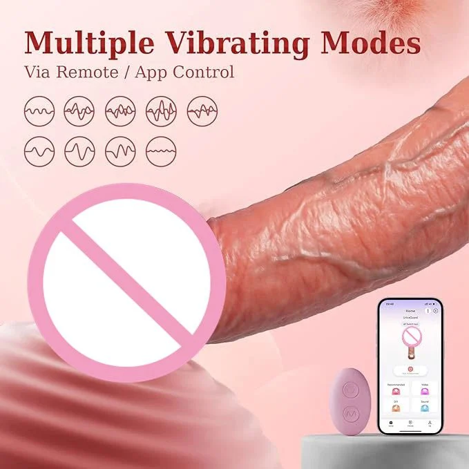 Liquid Silicone Penis Sleeve App Remote Control Reusable Vibrator Condom Male Sex Toys