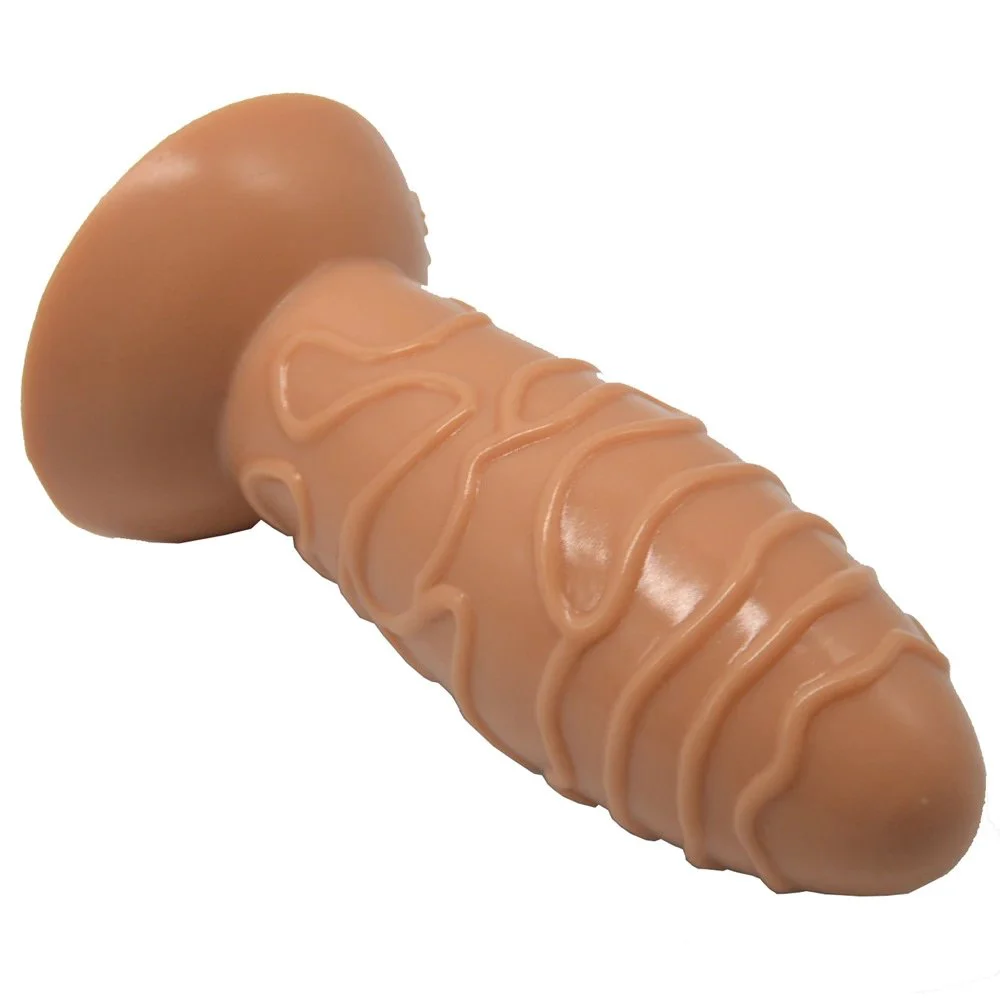 20cm 4.7cm Deep Texture Juguetes Sexuales Sexual Toys Rubber Penis Dildo Ball Shape Anal Plug for Men