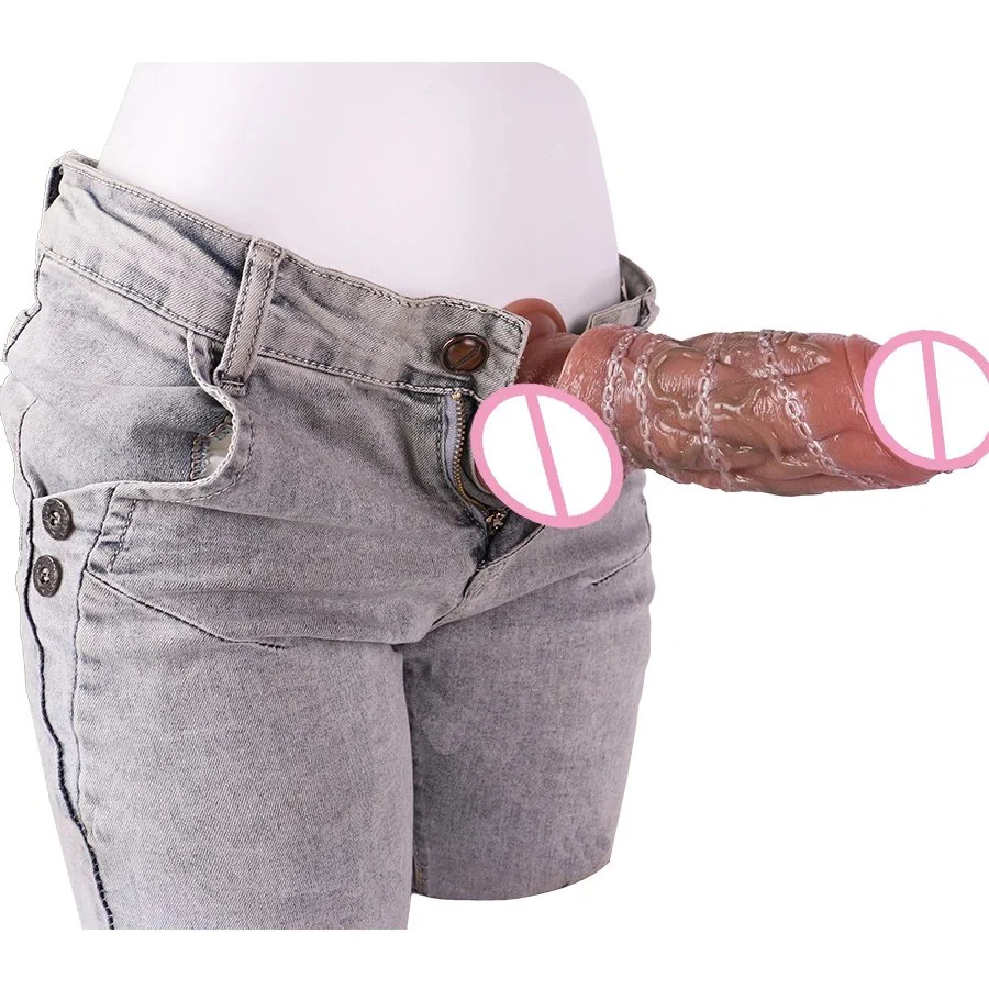 Realistic Penis Sleeve With Anti-drop Silicone Male Sex Toys for Men Enlargement Super Thick Male Penis Sleeve Extender
