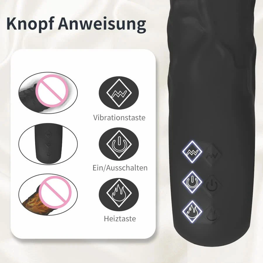 G Spot 10 Vibrations Realistic Silicone Dildos Finger Vibrators Sex Toys for Woman Adult Female Clitoris Sexual Pleasure