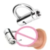 Metal PA Chastity Devices for Men Nipple Piercing Glans Piercing Accessories Fun