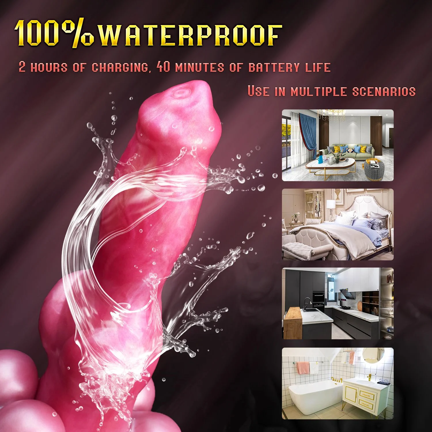 9 Inches Thrusting Dildo Vibrator Sex Toy Fantasy Dog Dildos Vibrators Suction CupMen & Women 10 Vibrating Remote Control
