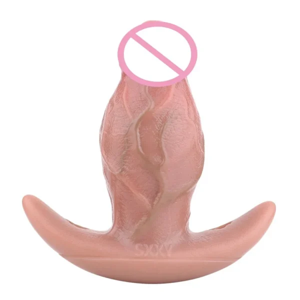 Silicone Lifelike Dildo Anal Plug with Anchor Shape Base Design Realistic Soft Anal for Outdoor Anal Play Sex Toy for Couple