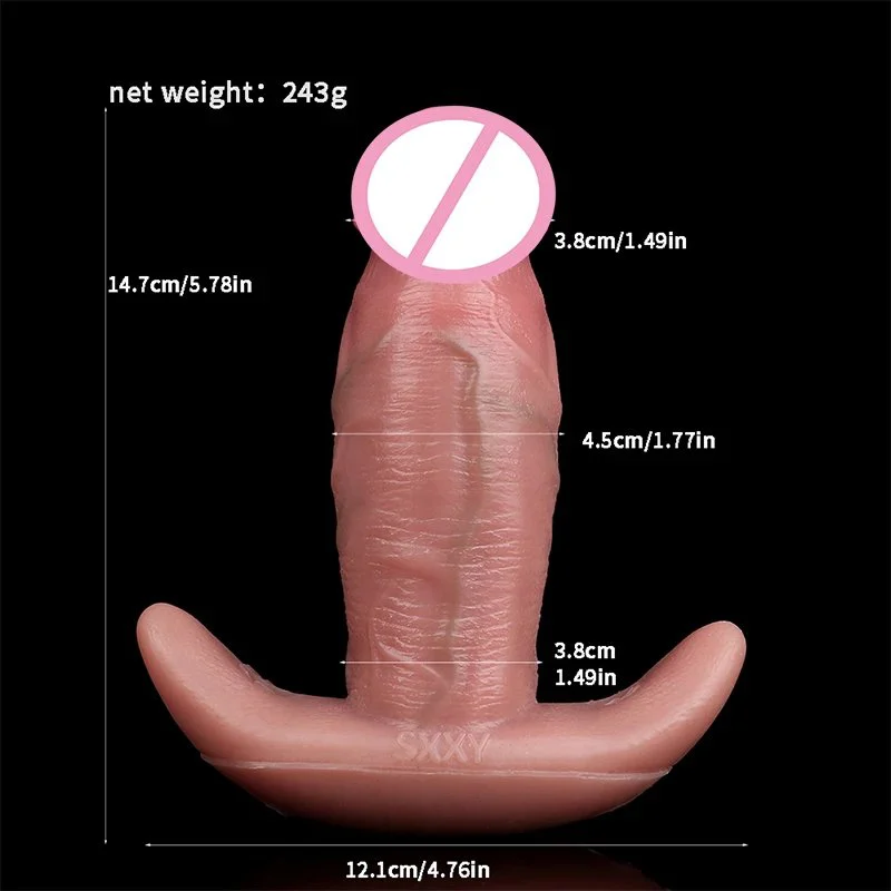 Simulated Soft Anal Plugs with Self-Developing Eggs, Bdsm Bondage Shaped Sex Toys Boat Anchor Shaped Anal Plugs for Adults