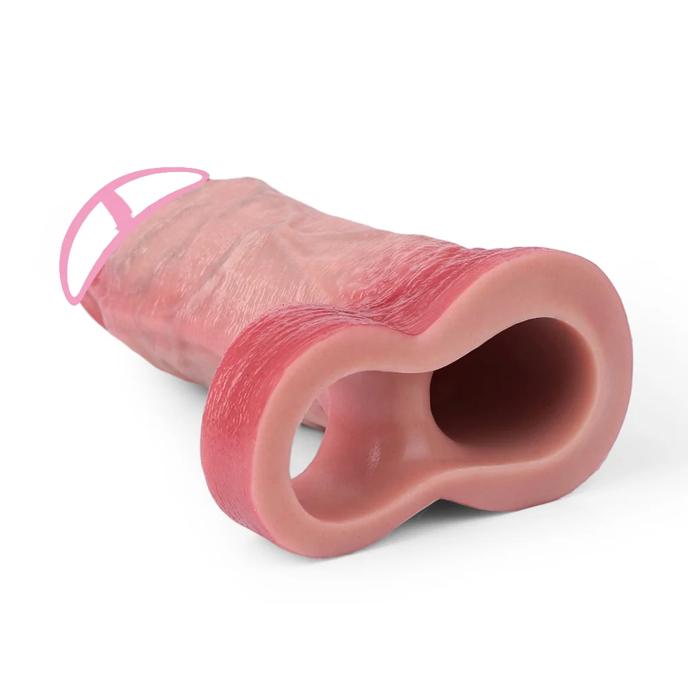 Liquid Silicone Penis Sleeve for Men - Effectively Increases Penis Size Enhancing Sensation for a Better Experience