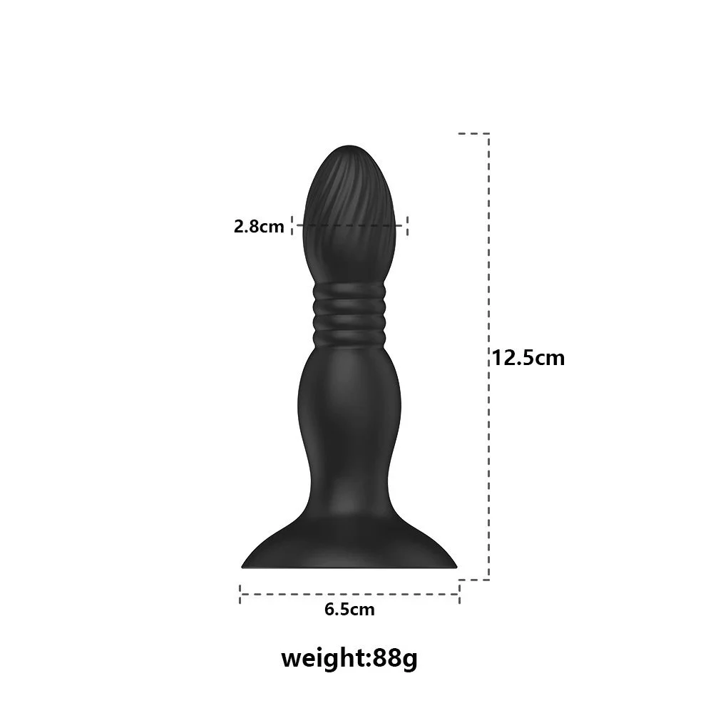 Remote Control Silicone Vibration Anal Plug Sexy Toys for Men Women Couples Big Anal Plug
